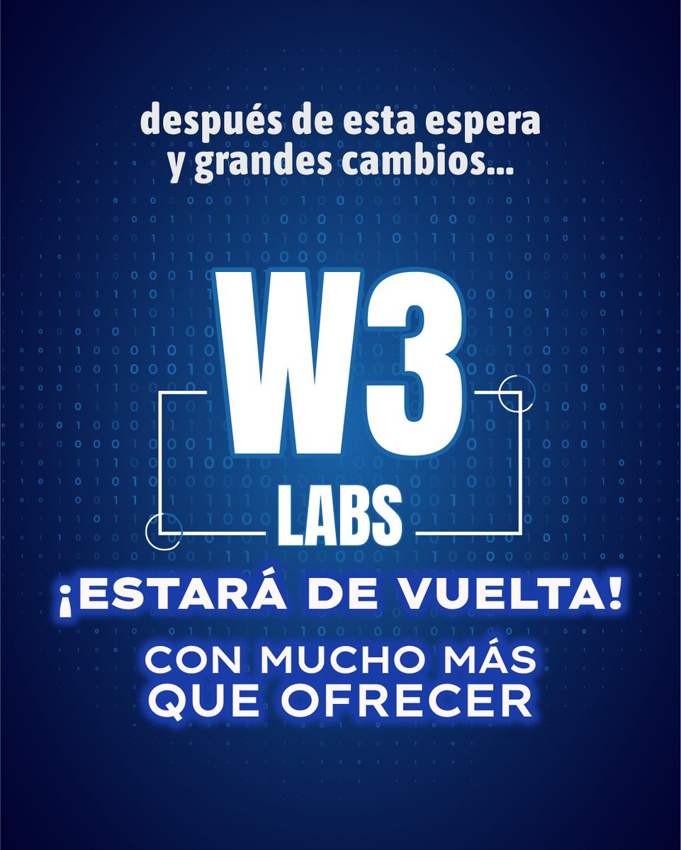 web3labs_da's tweet photo. Gm gm Emprendedores ☀️☕
Oficialmente ya estamos de vuelta y venimos con mucho más para ofrecer a nuestra comunidad 😌
#web3labs https://t.co/AUCwWh4Nkn