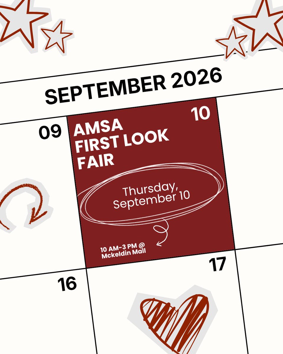 theumdamsa's tweet photo. Hey, hey, the First Look Fair is near!! Come see AMSA at McKeldin Mall tomorrow on Thursday, September 10 from 10 AM to 3 PM. Learn more about what we do and how you can be involved! We look forward to seeing you there 👀 https://t.co/iV8R0swMRI