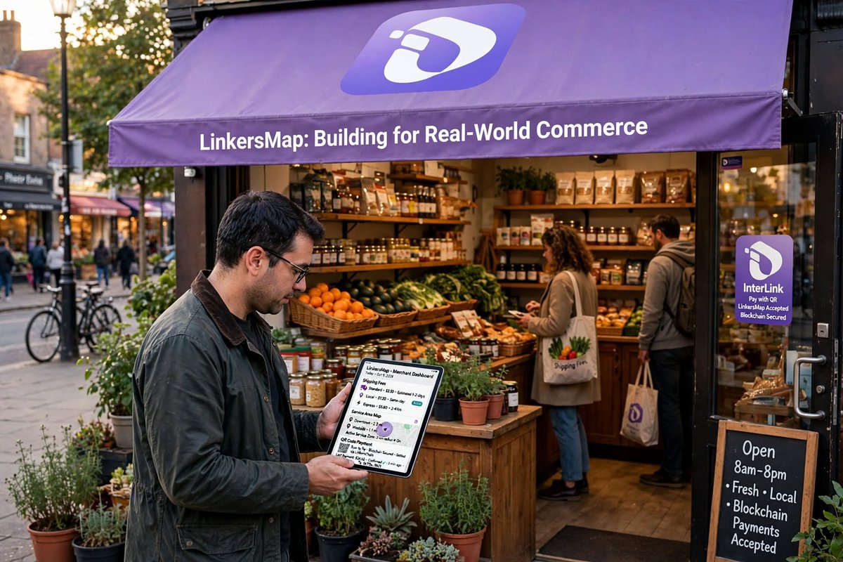 MaaruffT's tweet photo. 🛒 LinkersMap: Building for Real-World Commerce
Blockchain adoption becomes more practical when businesses can use it in everyday operations.
LinkersMap is expanding its merchant tools with customizable shipping fees and service areas, giving businesses more flexibility in how they serve customers. 🏪
At the same time, smart-contract-based payment logic is being developed to support safer and more transparent transactions.
Better tools for merchants. More practical interactions for users.
#InterLink #ITLG #ITL
