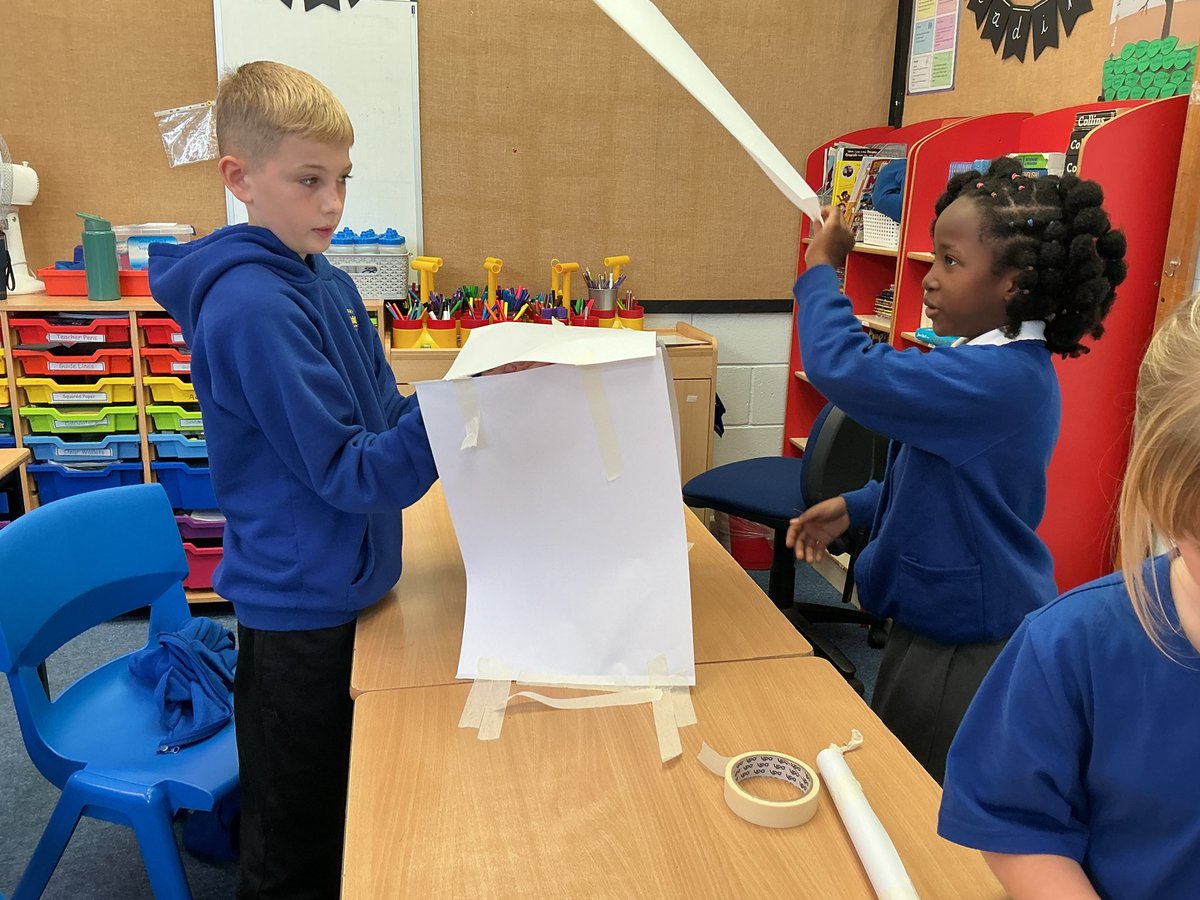 Parkfield's tweet photo. #Y5 are working on a collaboration challenge to build the tallest free standing tower in #PSHE #teamwork https://t.co/89eiXf59V6