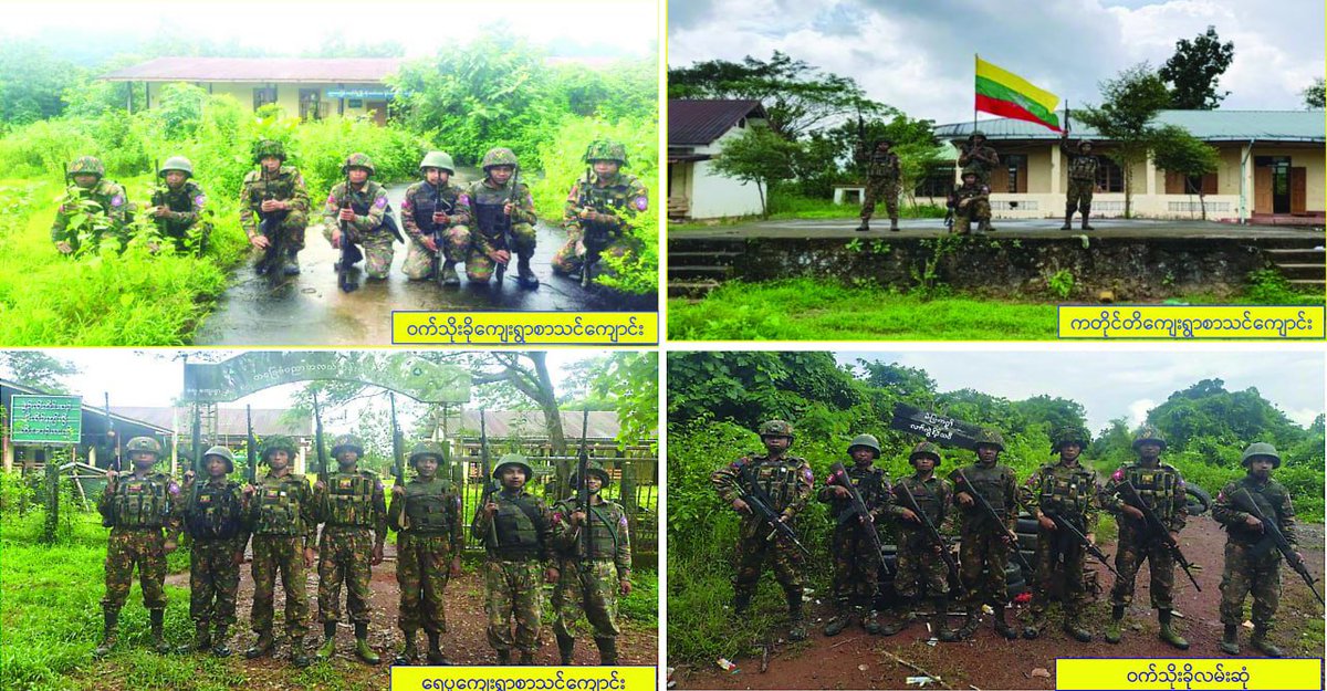 truthnotes44's tweet photo. တပ်မတော်စစ်ကြောင်းများက KNU၊ KNLA နှင့် PDF ကိုယ်ကျိုးရှာအကြမ်းဖက်သောင်းကျန်းသူပူးပေါင်းအဖွဲ့များ ယာယီစိုးမိုးထားသော ကမမောင်း-ဖာပွန်သွား လမ်းကြောင်းအား နယ်မြေစိုးမိုးရေးလုပ်ငန်းများဆောင်ရွက်၊ သောင်းကျန်းသူပူးပေါင်းအဖွဲ့များဖျက်ဆီးခဲ့သော လမ်း၊ တံတားများအား ပြန်လည်ပြုပြင်တည်ဆောက် https://t.co/W8bb4eqZmh