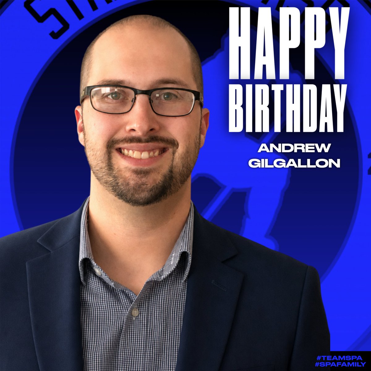 SPAdvising's tweet photo. Happy Birthday to our Owner and Director of Advising, @AGilgallon ! Have a great day, Andrew! #TeamSPA #SPAFamily https://t.co/UG2dDHDDAI