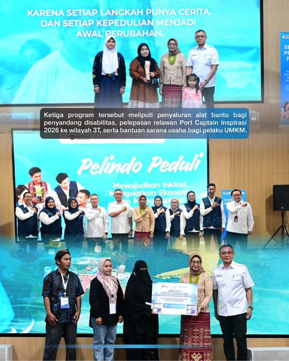 indonesiaport's tweet photo. Halo #Portizen,

Pelindo terus memperluas manfaat Program Tanggung Jawab Sosial dan Lingkungan (TJSL) melalui tiga inisiatif utama: inklusi sosial, pendidikan, dan pemberdayaan ekonomi. 

#Pelindo #TJSLPelindo #PerempuanBerdaya #UMKMNaikKelas https://t.co/t62s7jwFmP