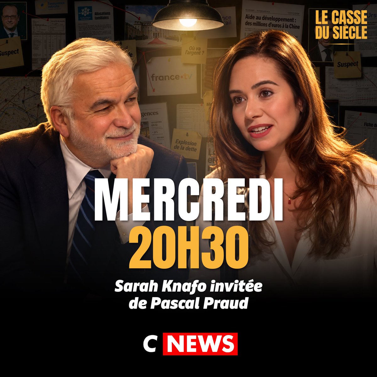 knafo_sarah's tweet photo. 📺 Je serai l’invitée de Pascal Praud ce soir à partir de 20h30 sur CNews. 

Je compte sur vous, à ce soir ! https://t.co/g0fk7sgL3J