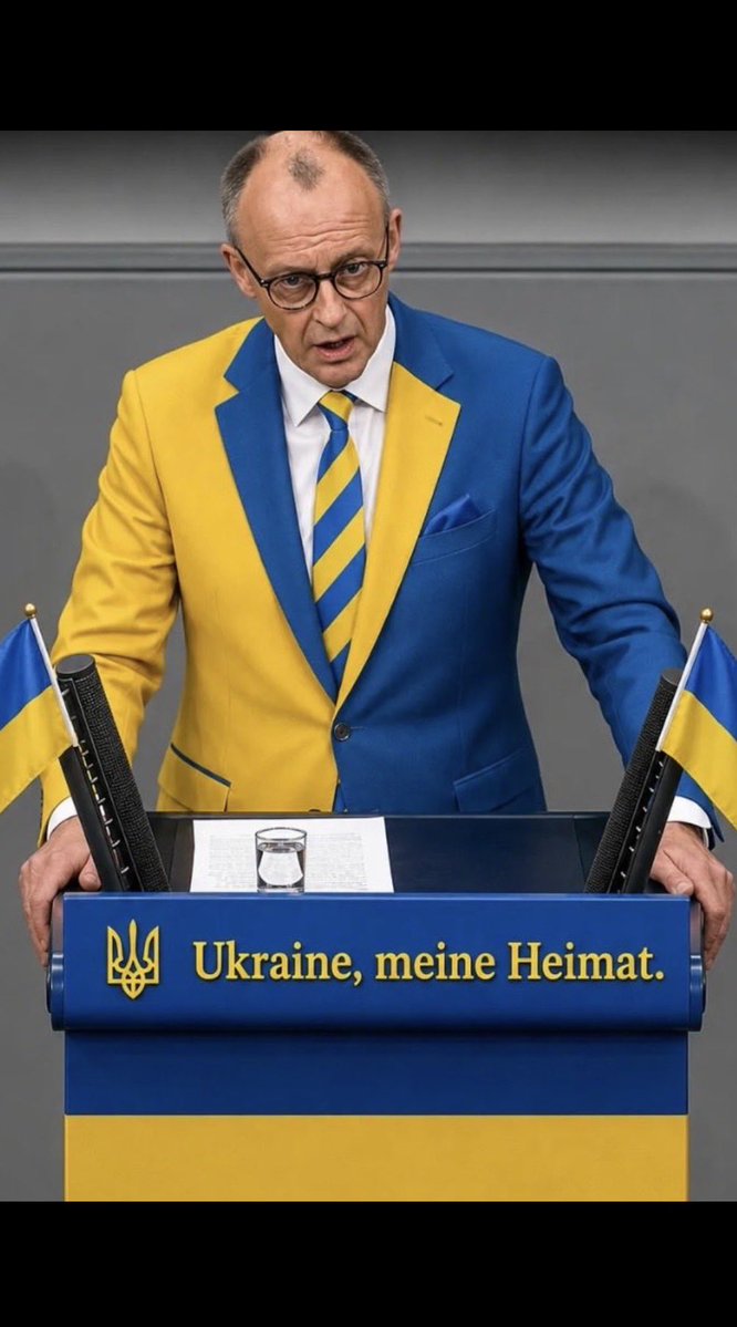 RominaLatinao's tweet photo. Ich bin Kanzler der Ukraine 🇺🇦‼️
Deutschland ist mir scheißegal‼️
Krieg⁉️Gerne ‼️ich will Russland besiegen‼️
Milliarden für den korrupten Selenskyj⁉️So viele wie irgend möglich‼️

Kriminelle und Terroristen bleiben selbstverständlich in Deutschland ‼️
Abschieben⁉️Kommt nicht infrage‼️
Versorgen, finanzieren, einladen – und danach hole ich noch mehr nach‼️
Deutschland darf zahlen‼️
Deutschland darf schweigen.
Ich habe Wichtigeres zu tun.
Schönen Tach noch.