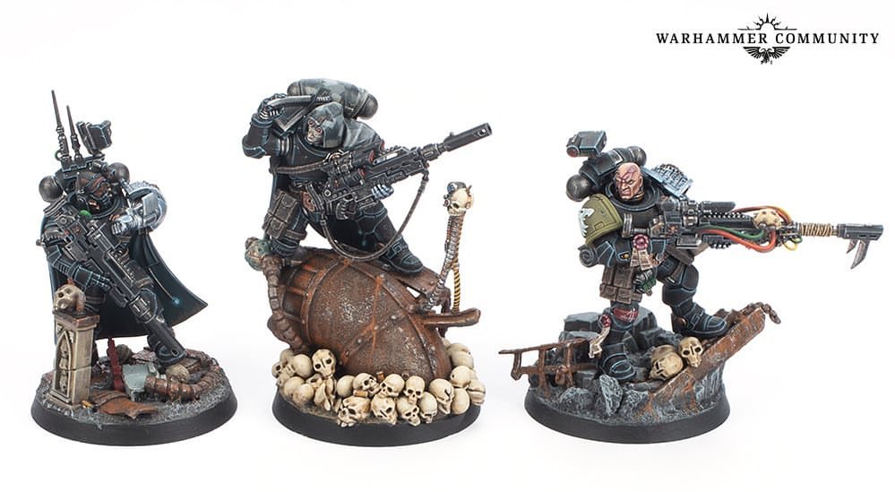 SpartanB3126's tweet photo. Just found these amazing Deathwatch conversions made by Adam, with few have re-engineered Xenos weapons. 

You can see more of them in WarCom link in next post https://t.co/apUMmyW8xV