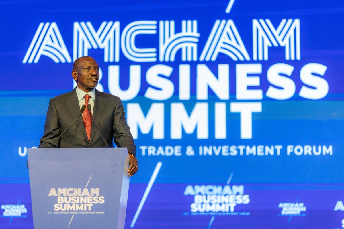 WilliamsRuto's tweet photo. Kenya is open and ready for business.

Consequently, we are positioning our country as a leading gateway to Africa and the world. As global capital seeks new frontiers of growth, Kenya offers investors access not only to our national market, but also to more than 300 million people in the East African Community, 700 million in the COMESA region and a continent-wide market of 1.4 billion people through the African Continental Free Trade Area. 

Our proposition is clear: Produce here, innovate here and serve Africa and the world from Kenya. In the past three years, we have implemented more than 50 business-enabling reforms in finance, taxation, regulation, licensing special economic zones.

We have removed barriers that discouraged investment, strengthened investor protection, digitised investment facilitation and introduced incentives for manufacturing, green investment, electric mobility and agricultural value addition.

The opportunities for business are enormous across the digital economy, renewable energy, critical minerals, agriculture, healthcare, manufacturing and the creative economy.

Additionally, we welcome further investment in digital infrastructure, agro-processing, pharmaceuticals, advanced manufacturing, music, film, fashion and sport. 

Addressed the 2026 AmCham Business Summit in Nairobi, and pleased for the progress Kenyan and American businesses are doing together.