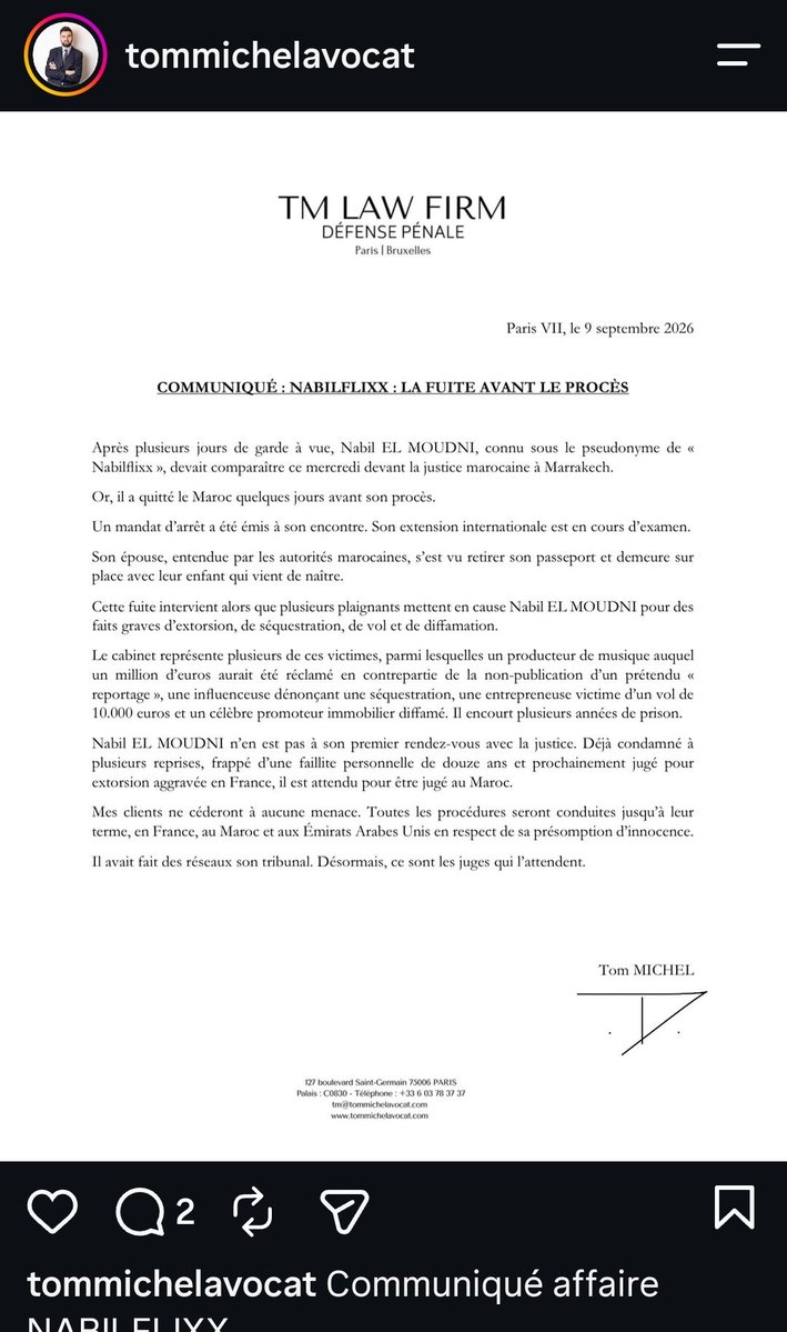 welcome_on's tweet photo. Décidément #poupettekenza n'est pas la seule à vouloir être entendue par la justice #nabilflix https://t.co/hv7hFRVjtn
