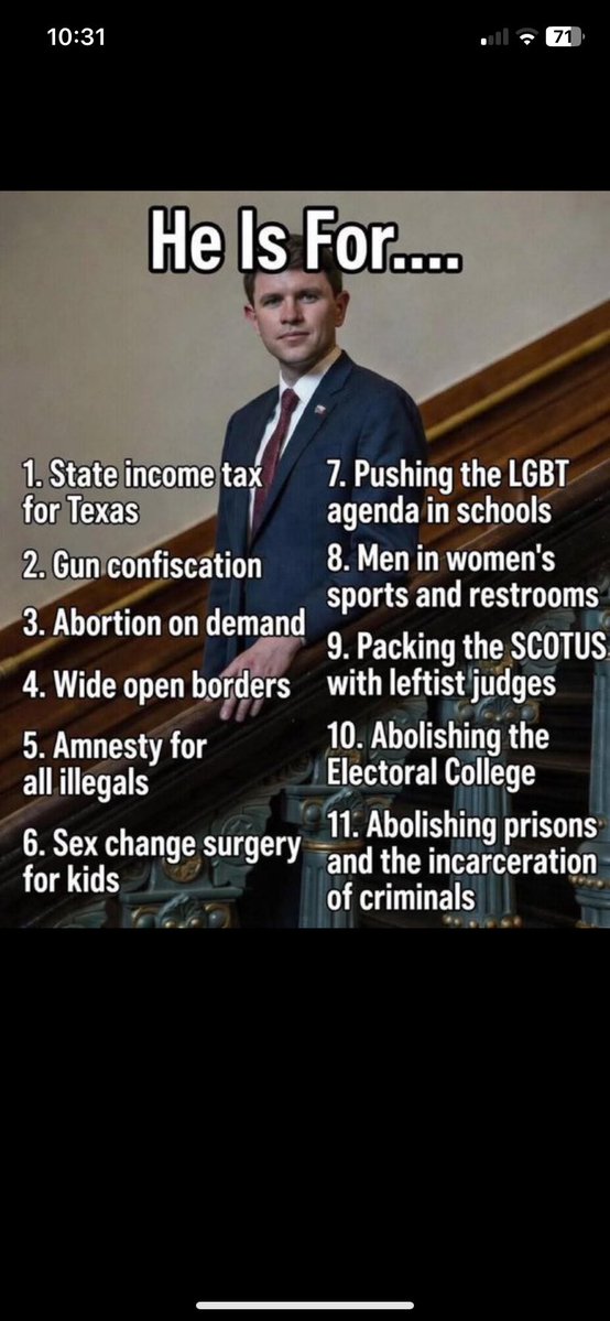 Dano1265's tweet photo. @sheajordansmith Paxton is better for Texas and America!! https://t.co/QAJF2mGV9s