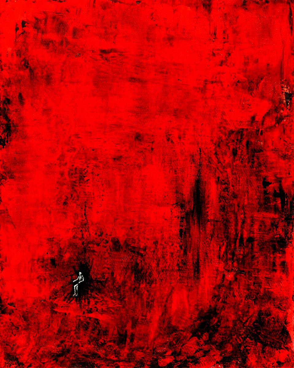 vaxolang's tweet photo. Hellish Harmony
Acrylic painting on canvas 
Size 30x25 cm https://t.co/m6nIkYddaM