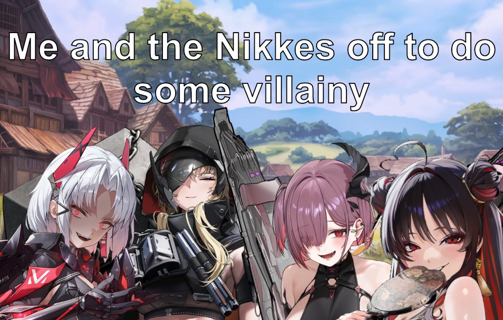 Pun_Knee's tweet photo. Y'all ready to head out with these #NIKKE's?

(Updated to be more accurate XD) https://t.co/CHad2GBgkb
