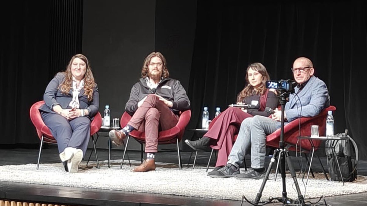 IEAITUM's tweet photo. #TRAIF2026 Panel: Responsible AI & Human Experience. Moderated by Dr. Auxane Boch, panelists: Dr. Johannes Karl, Ms. Öznur Uğuz & BG (ret.) David Barnes.
📺&📷https://t.co/i2y0u09IMu
@amerikahaus @TU_Muenchen
#IEAI #TUM #MSCA #DoctoralNetworks #HorizonEurope https://t.co/JWz9ktbGTn