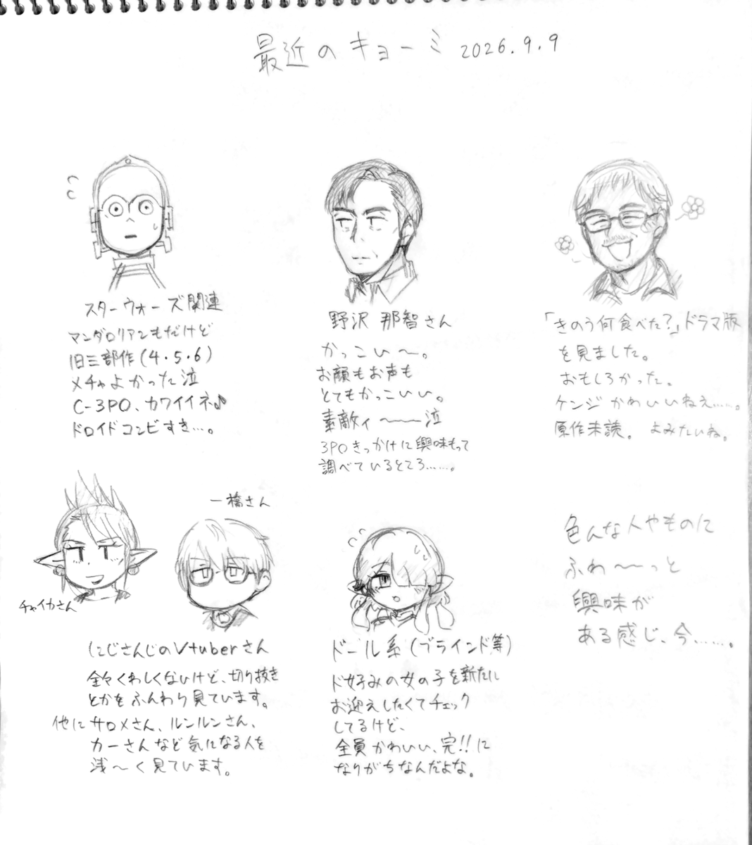 kinokikik's tweet photo. 最近の興味のきろく https://t.co/DzjOd8Nffk