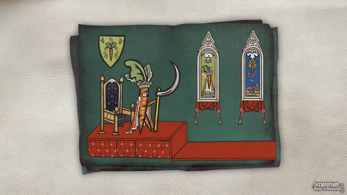 tiny_harvest's tweet photo. 【The Carota Throne】🥕👑
There was once a king who was passionate about raising Root-folk. The Root-folk he raised imitated him and established a tiny royal palace.
Naturally, it even imitated the arrogance of royalty, which led to their eventual fate...
#rootfolk #scriptorium https://t.co/n4Ky0AILje