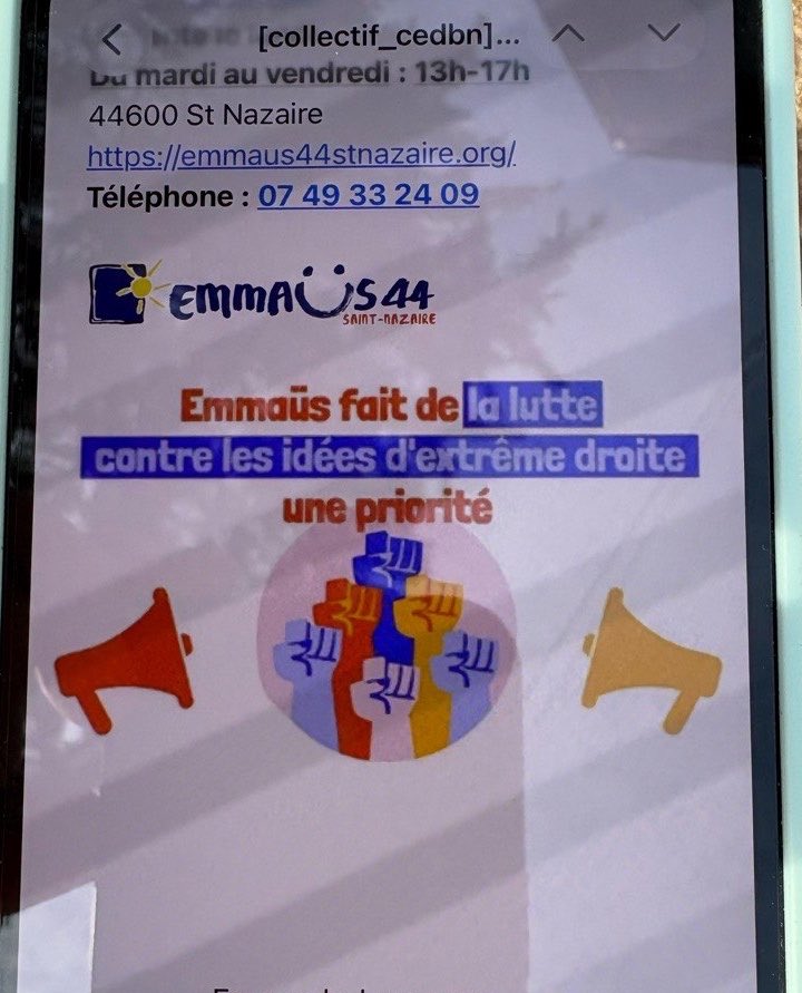 DamienRieu's tweet photo. Emmaus est un parti politique hostile. Ne leur donnez jamais rien. https://t.co/tso9pQlxFy