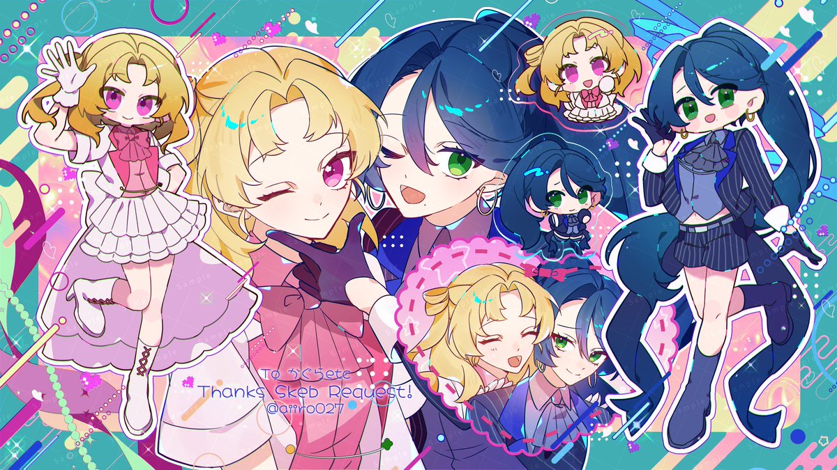aiiro027's tweet photo. 簡易詰め込みSkeb💛💚 https://t.co/D3tElOiNCV