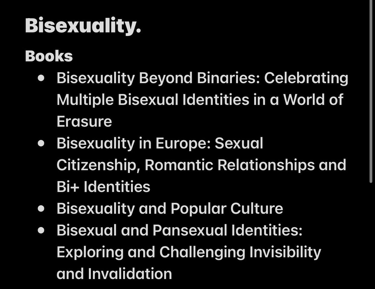 LockedUp8765's tweet photo. A Reading List for #BiVisibilityMonth. Use your discernment and read critically, this is only a list of reccomendations https://t.co/Mb7S20tLyg