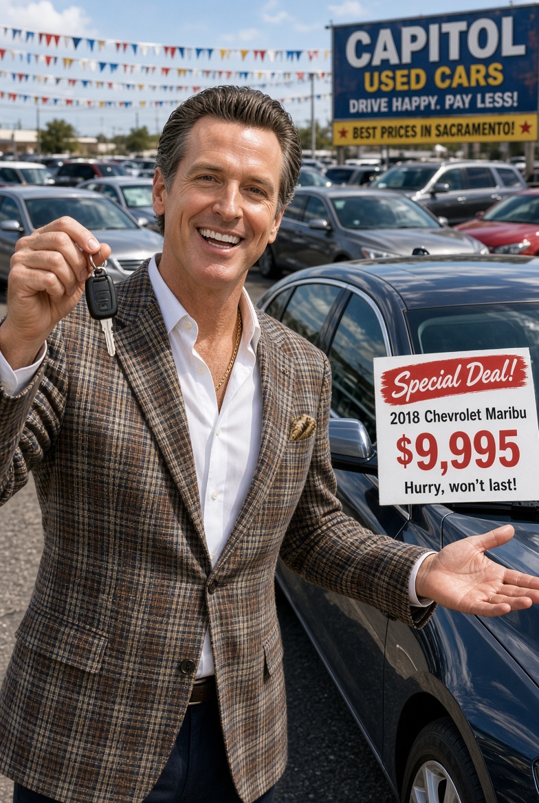 dianekilby's tweet photo. @spencerpratt He reminds me of an used car salesman https://t.co/b1rR8ZaZxE