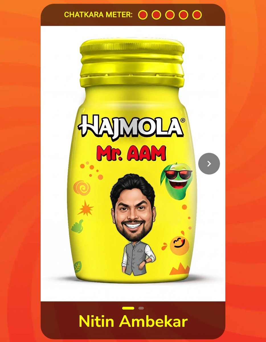 NitinnAmbekr's tweet photo. @DaburHajmola Done 

#DaburHajmola #Chatkara #ChatkaredaarAvatar 
@DaburHajmola https://t.co/6rbY6I3wW5