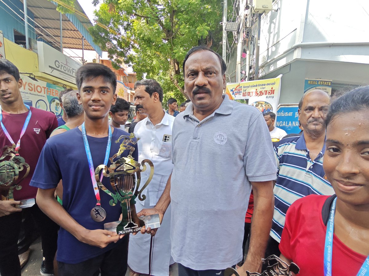 SharveshChamp's tweet photo. PORUR MARATHON 2026 — 5KM WINNER!

Proud and happy to secure 1st Prize 🥇 in the 5KM Run at the Porur Marathon 2026! 🏃‍♂️🔥

#PorurMarathon2026 #PorurMarathon #5KRun #5KWinner #FirstPrize #RunningChampion #ChampSharves
@PorurMarathon @PorurTimes @ChennaiRunners @SairamInstitutions https://t.co/PgpBfLm2rQ