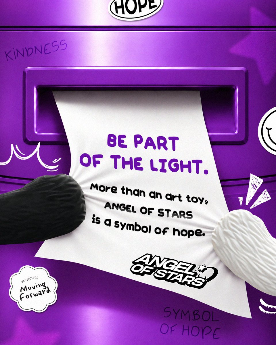 angelof_stars's tweet photo. More than an art toy, ANGEL OF STARS is a symbol of hope. ✦

Created with a purpose beyond collecting 
to turn creativity into positive impact.

With a portion of proceeds from every sale dedicated to supporting hospitals and charitable organisations worldwide, every ANGEL OF STARS carries the power to give back.

Because when we find our light,
we can share it with someone who needs it most.
Collect hope. Share light. Create impact.

#AngelOfStars