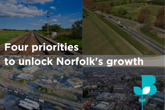 norfolkchamber's tweet photo. Norfolk Chambers has written to the Chancellor setting out four key interventions to unlock investment, support businesses, and drive growth across our region.

From A47 dualling and rail investment to devolution and employment costs, read our open letter: https://t.co/ikBGn0njfh https://t.co/nWHfuEylVE