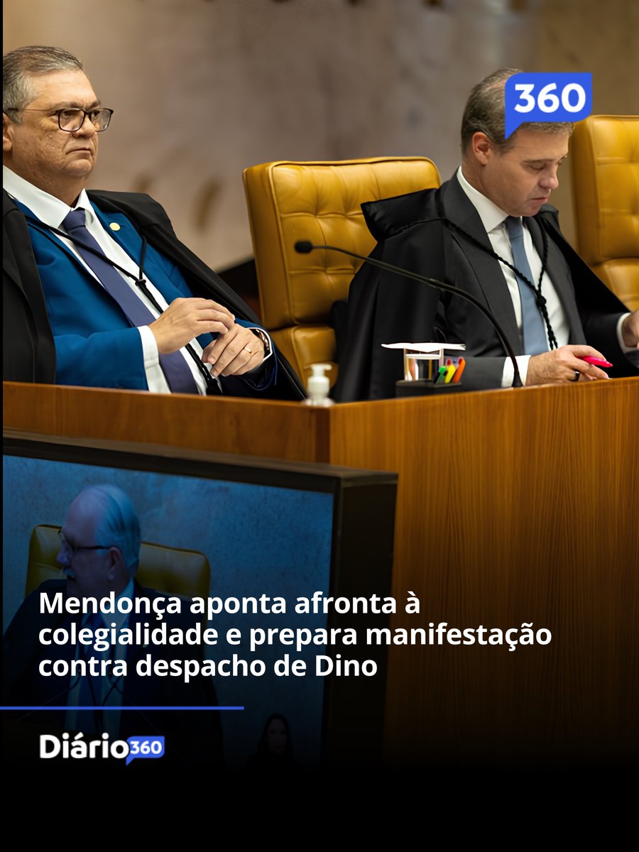 SilvaWaldi9750's tweet photo. 🚨 URGENTE: Mendonça DETONA argumentos de Dino: decisão monocrática não pode cassar maioria da 2ª Turma! Nega interesse pessoal e afirma base técnica contra ilegalidades da PF. Embate vai ao Plenário do STF! https://t.co/FhVg9eE1Zx