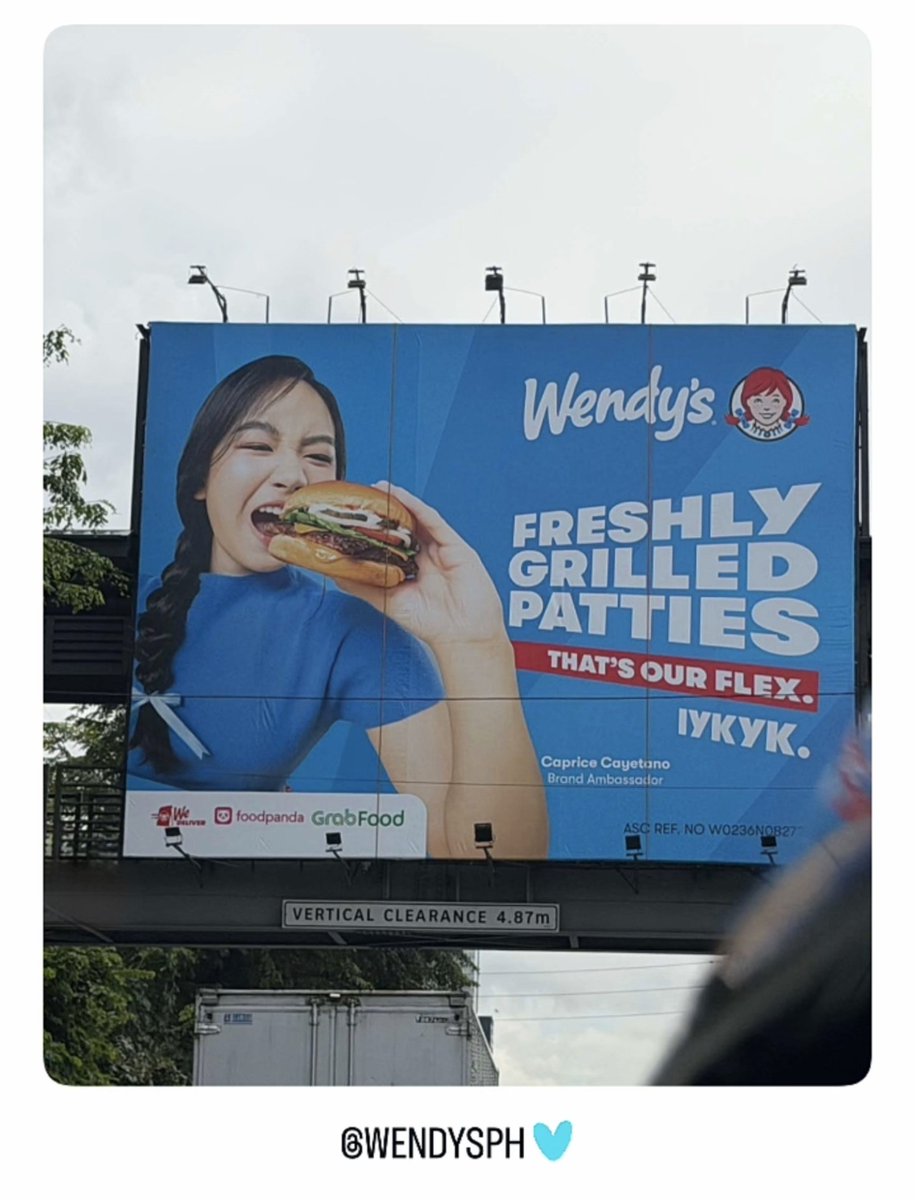 ultjoniean's tweet photo. imagine hating caprice cayetano but still having to see her everywhere ???

CAPRICE WENDYS BILLBOARD https://t.co/2cHIaSQGGi
