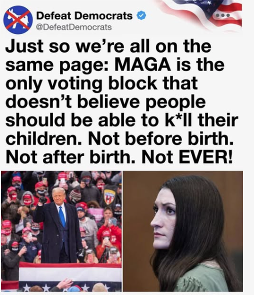 BuiltbySara's tweet photo. Vote RED in November, save what is good in humanity!

Life! https://t.co/bQ4SGx5qOx