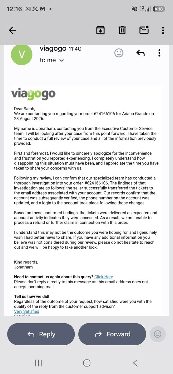 pinky7cly's tweet photo. Im quite happy to go to court open the axs page and show any judge your lying @viagogo @reportfrauduk @BBCWatchdog I will be seeing you in court, you can explain your 'Investigation' then @axs https://t.co/57PQlbCM5C