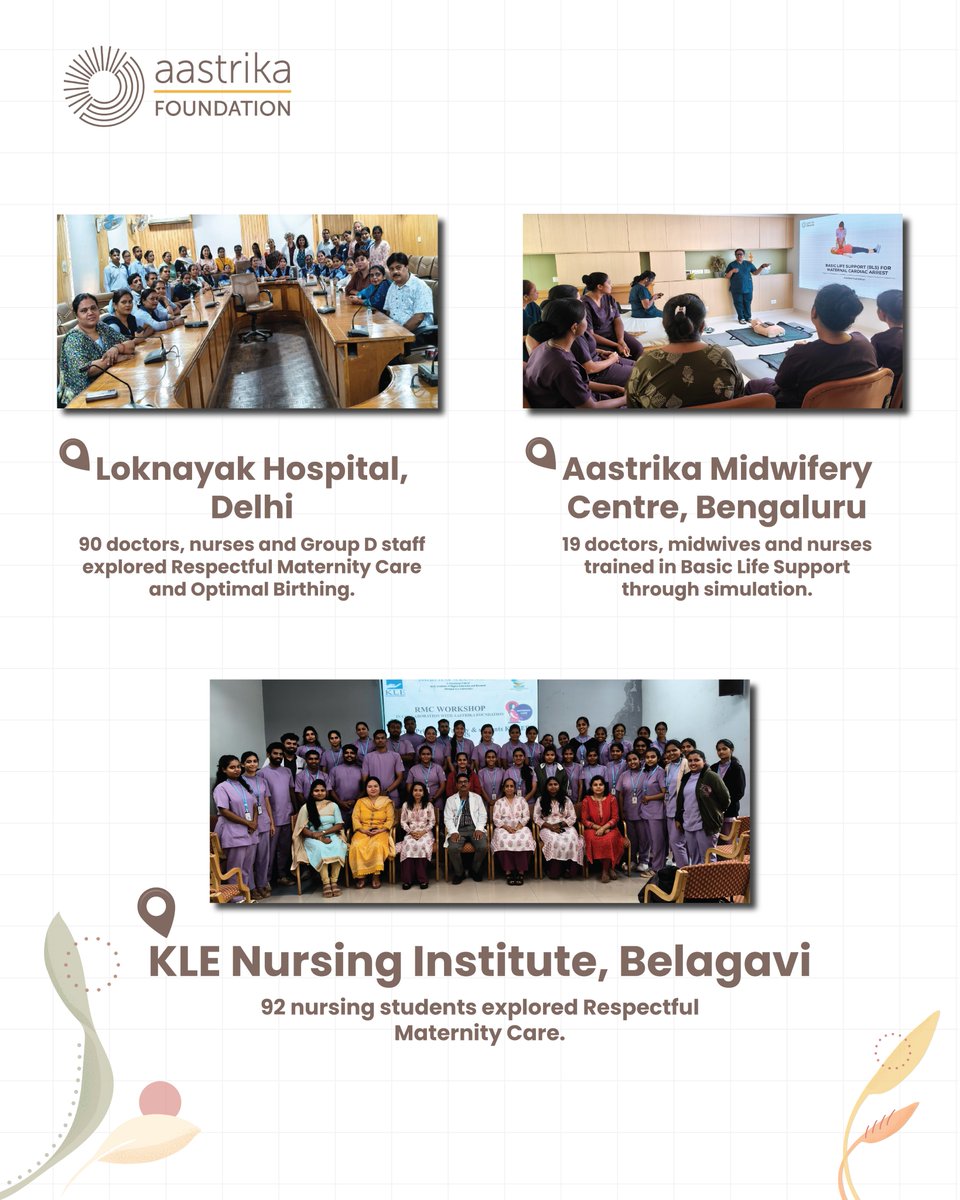 Aastrika_fndn's tweet photo. #AastrikaFoundation #Sphere #MaternalCare #RespectfulMaternityCare #OptimalBirthing #MaternalHealth #HealthcareProfessionals #Midwifery #Nursing #HealthcareTraining https://t.co/6GbWHmNrP9