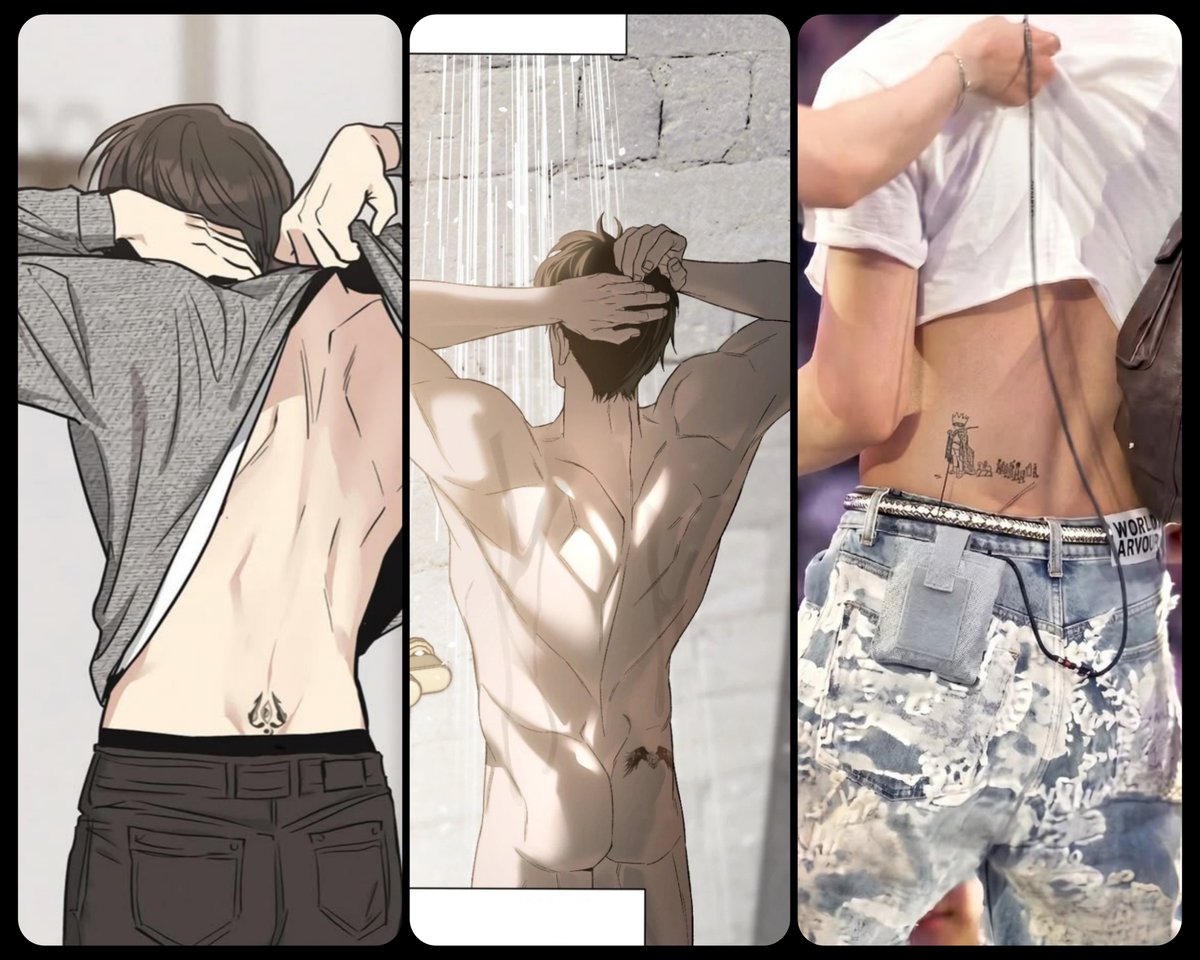 xxtae_fkook's tweet photo. bottoms and their lower-back tattoo. https://t.co/GnJZLAjNmA