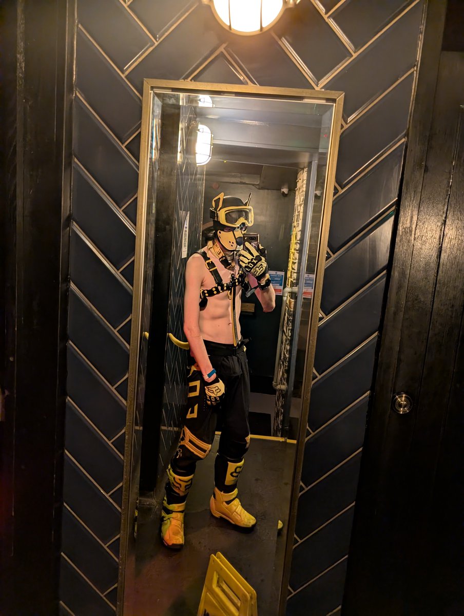 PupLance's tweet photo. FOLSOM 2026 ~ Just arrived in Berlin! 

✅ Tug my leash, call me a good boy, and grope
✅ Have fun 👀 
✅ Hang out, grab a drink / dance!
✅: Say hi and get cute pics together 
✅ Call me a good boy 

Don't:
⛔ Be rude 
⛔ No means no

Super hyped to see you all! 💛💛🐾 https://t.co/cpOgtj9DjR