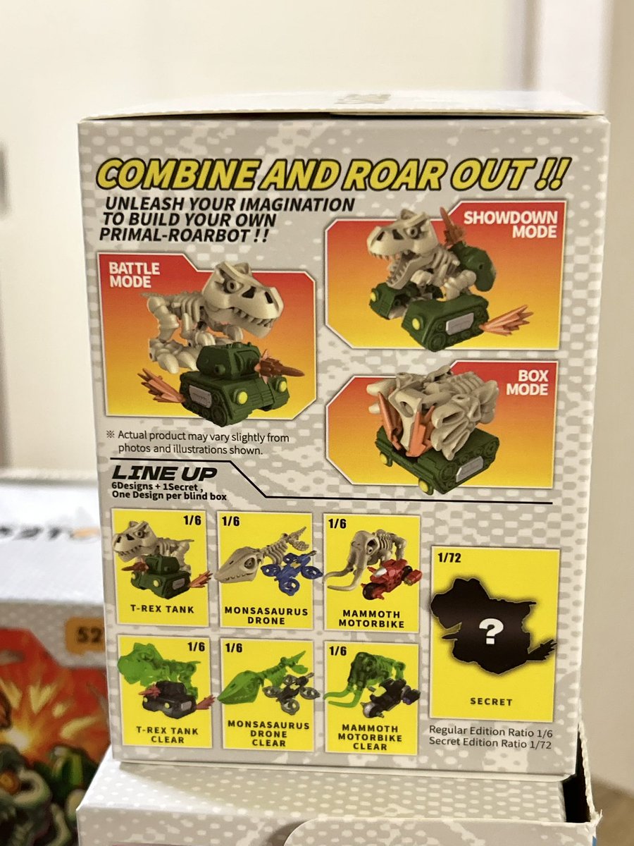 sideB_toku's tweet photo. 52toysのPRIMALROAR届いた！
#52toys https://t.co/BLUYAZoj0m