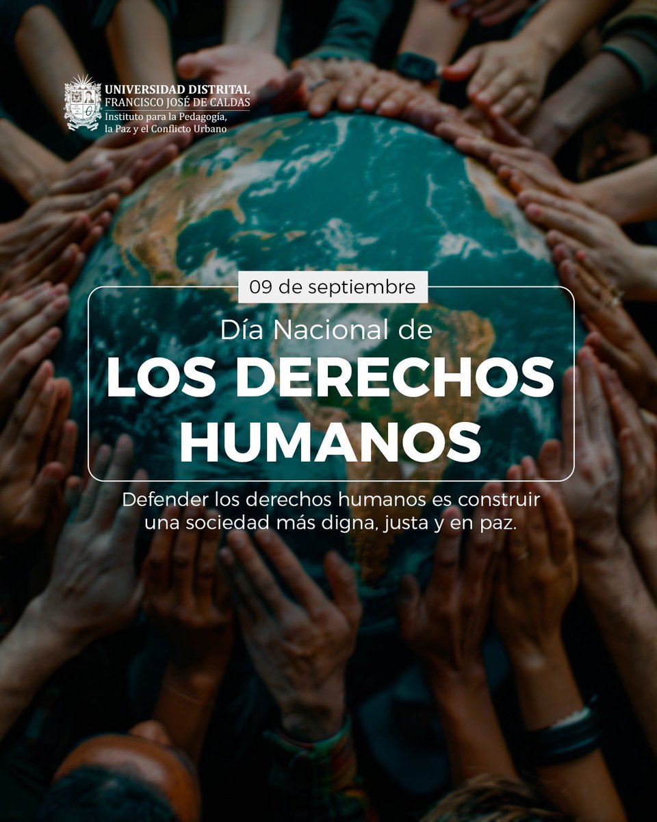 Ipazud's tweet photo. #díanacionadelosderechoshumanos 

🕊️ 9 de septiembre | Día Nacional de los Derechos Humanos

En este día recordamos que la dignidad, la igualdad, la libertad y la justicia no son privilegios: son derechos de todas y todos. https://t.co/K3QY8dbjmO