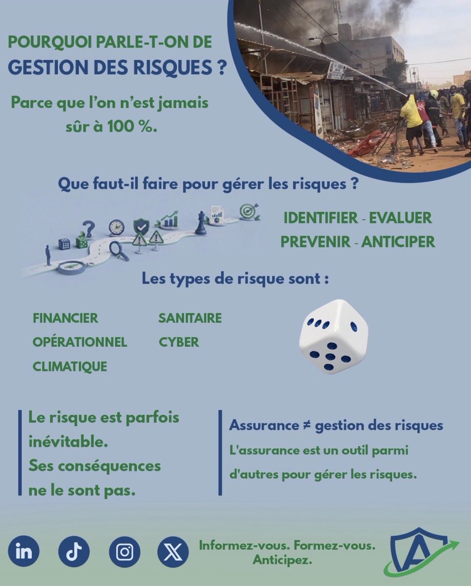 ActuRisk's tweet photo. Aucune protection, aussi solide soit-elle, ne peut garantir une certitude absolue. C’est précisément de cette limite que naît la gestion des risques.

#ActuRisk #GestionDesRisques #Actuariat https://t.co/k3Loyb3aAU