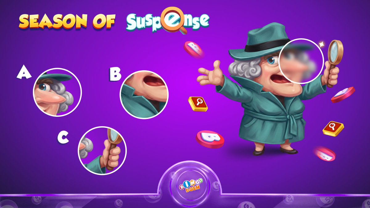 PlayBingoBash's tweet photo. 🎁 FREEBIE ALERT, DETECTIVES! 🔎🕵️

A mystery is waiting… which piece completes the picture — A, B, or C? 👀

Drop your answer &amp; Grab your FREEBIE▶️ https://t.co/40BSCwXHvI 

#BingoBash #SeasonOfSuspense #Freebie #Bashfam https://t.co/QfxYIo9JRc