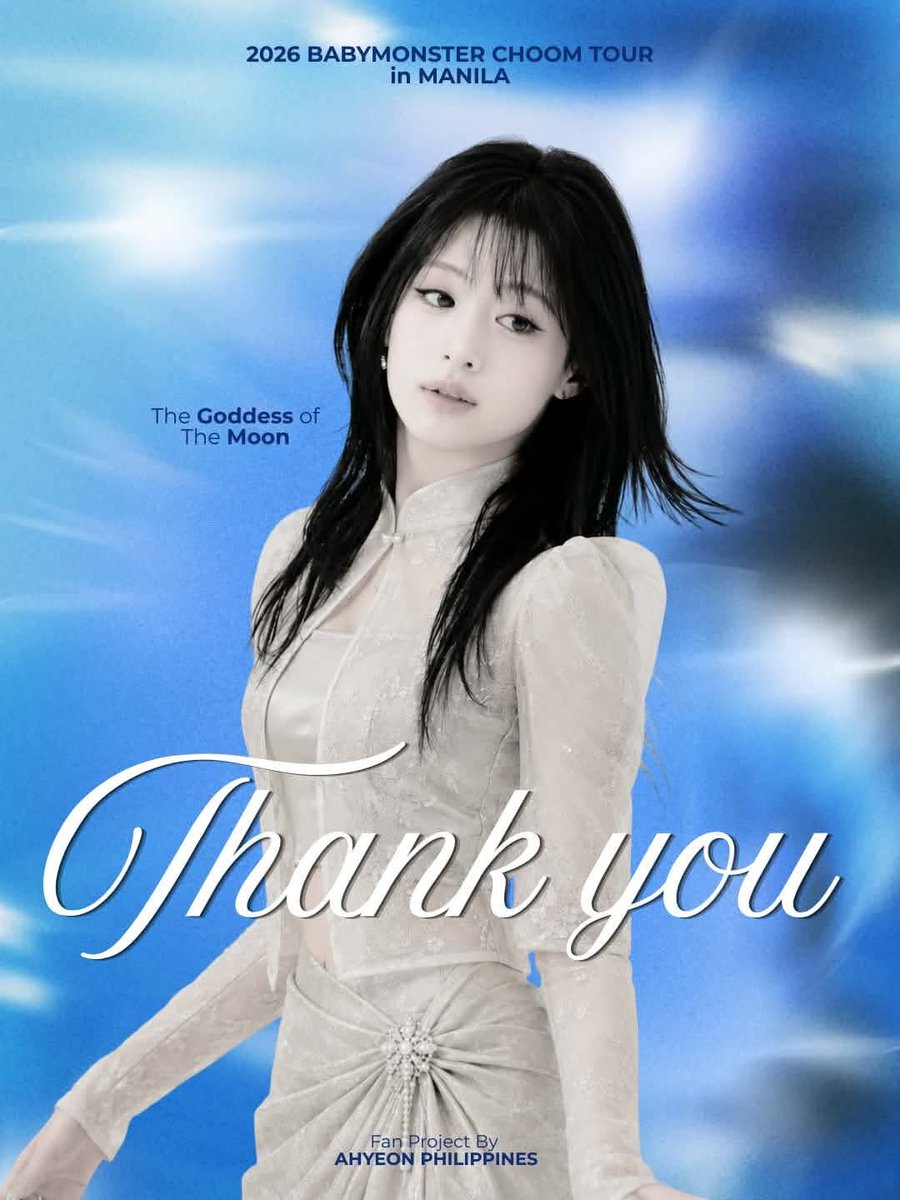 TheAhyeonPh's tweet photo. MAYARI IS FINALLY CLOSED. 🌙🤍

What started as a simple idea to celebrate Ahyeon has grown into something so much more beautiful than we ever imagined.

To everyone who believed in Mayari, supported our project, donated, shared our posts, joined our efforts, and helped us in every way possible  thank you from the bottom of our hearts. 🥹🤍

Mayari was created for Ahyeon, but it became possible because of all of you. We hope that when Ahyeon sees the love waiting for her in Manila, she will feel just how deeply she is loved by her Ahyeonies and Monstiez.

From the very first idea until the very end, thank you for being part of Mayari.
Thank you for trusting us.
Thank you for believing in this dream.
And thank you for making this journey one we will never forget.

Mayari may be closing, but the love behind it will forever remain. 🌙✨

#아현 #AHYEON #BABYMONSTER
#CHOOMTourInManila
#BABYMONSTERinMANILA