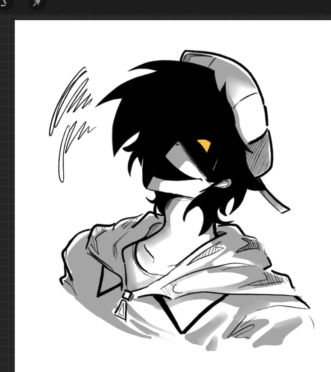 Peasky_'s tweet photo. Saw this guy and I’m like “hmmm 🤔 how about I draw him with my happy end Blake au question mark”
#stucksoul https://t.co/9Apu0q8jkb
