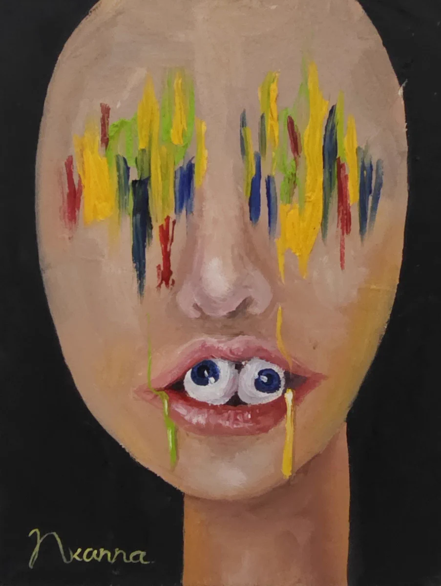 なかがわ寛奈 油彩画 「色彩」 画家•なかがわ寛奈 on X: 