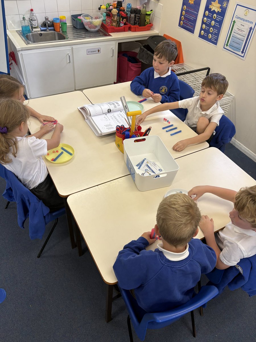 MissHylandStM's tweet photo. Using base 10 in Maths this morning to count tens and ones @StMSchStewkley #MathsatStMichaels https://t.co/dCz91vQm1L