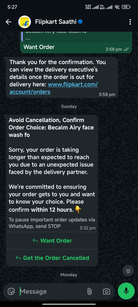 p_vedanaparthi's tweet photo. @Flipkart @flipkartsupport @jagograhakjago https://t.co/ND39UE4d8p