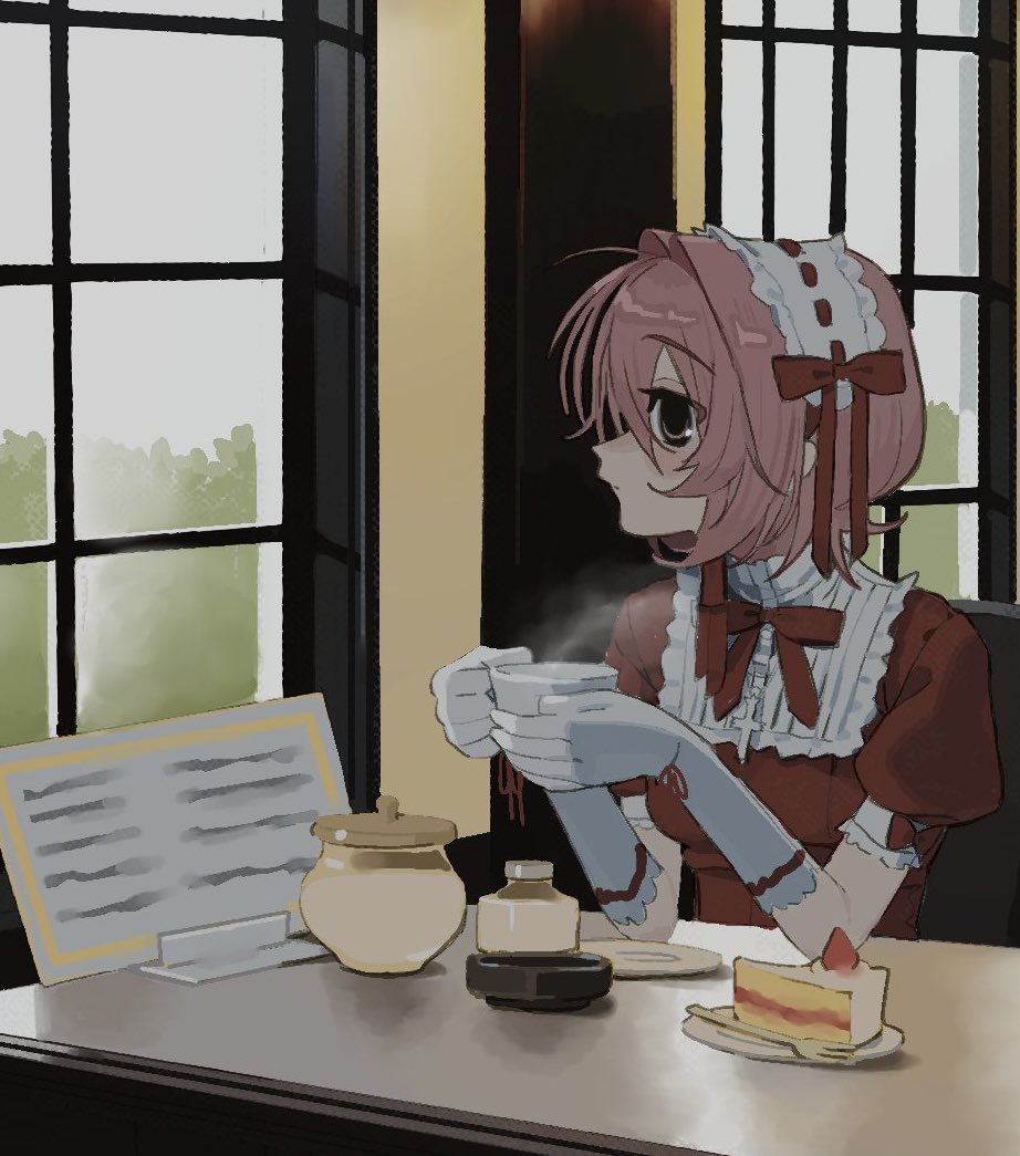 4Co_ov's tweet photo. 思い切ってこのくらいの構図の方が良かったかな？最近背景を描くのが楽しくて背景>キャラになってきている https://t.co/PSLXexIuYy