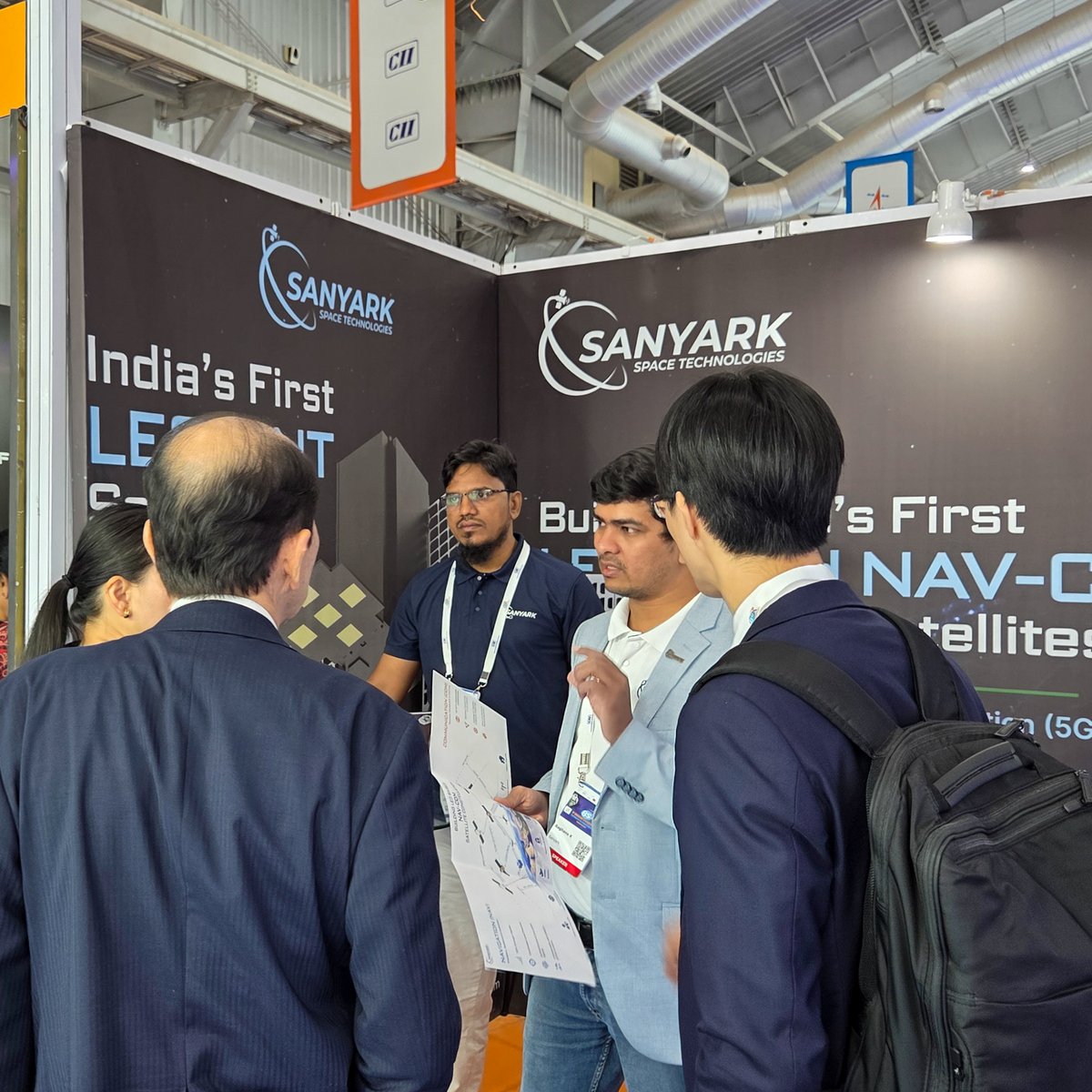 SanyarkSpace's tweet photo. Day 3 at #BSX2026!

Three days of meaningful conversations, new ideas and opportunities to collaborate for the growth of India’s space ecosystem. 🇮🇳

Thank you to everyone who visited us at Booth F17 and connected with our team!

#SanyarkSpace #SpaceTech #NewSpaceIndia https://t.co/mF5tLfgV3f