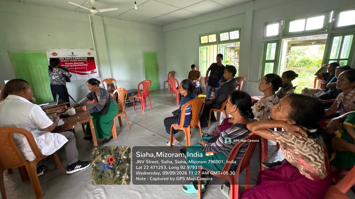 dtomzsin's tweet photo. TB Screening @ Thosai 1,Saiha Mizoram https://t.co/0zoZl16sDS