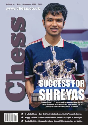 CHESS_Magazine's tweet photo. Our September issue has arrived with Subscribers this week and is also, of course, available from @TheChessShopUK! Not only is @TelegraphChess on the @FIDE_chess election campaign a must-read, so is @GreenBGambit's interview with @STLChessClub legend, Yasser Seirawan! #chess https://t.co/pqM2RrYTbw