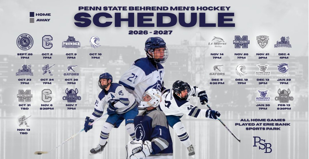 BehrendHockey's tweet photo. Counting down the days! The new season is right around the corner! #PSBHockey https://t.co/HzdeeuPTzP