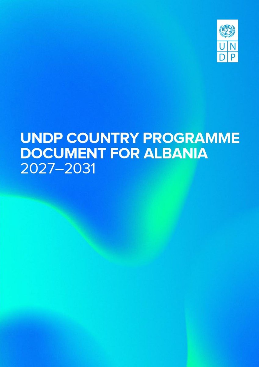 UNDPAlbania's tweet photo. 📢 @UNDP 's Executive Board has approved our new Country Program for Albania (2027–2031)-backing Agenda 2030 &amp; #EU accession through human capital development,jobs,green growth,digital gov &amp; contribution to justice reform.Shaped by 1,600+ Albanian voices ➡️https://t.co/gtnFsJE4wN https://t.co/WZQz3qIQdc