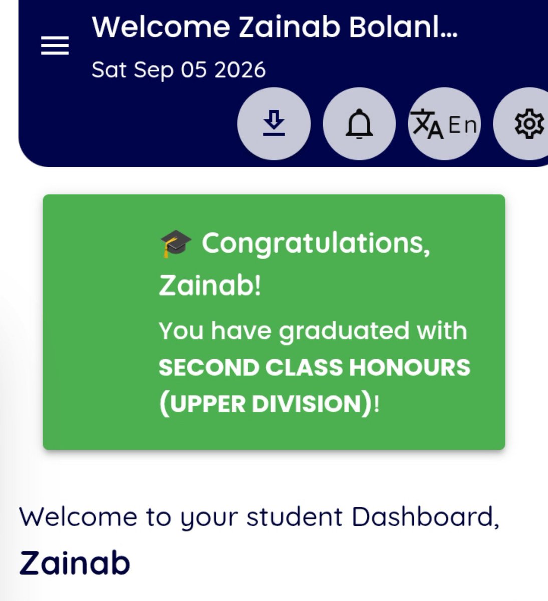 Zainab_275's tweet photo. I was on First Class  and the dept. scholar from 100L to 300L .
I  ended up graduating with a 4.4+ as Second Best Graduating Student.

It broke me in ways I didn’t expect. I’m still grieving it, if I’m honest.

But it took a lot of courage to make this post. Congratulations to me https://t.co/hWQzKSwBZL