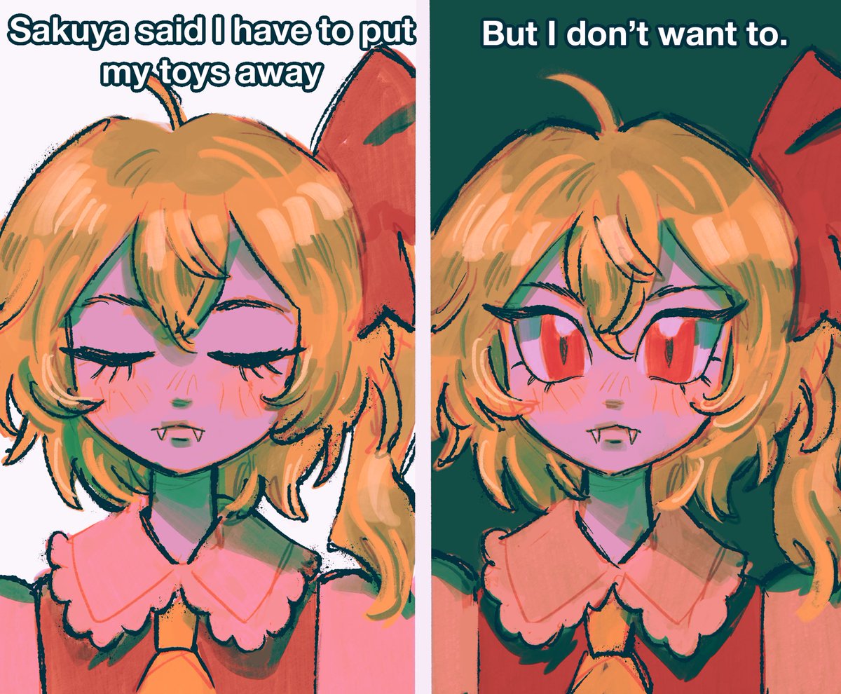 flandrepudding's tweet photo. happy touhou 6 new classic day everybody https://t.co/QJIiKHkTfs